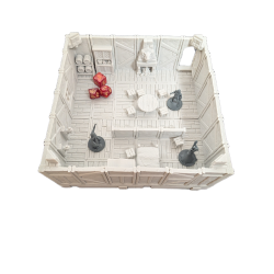 Lille Byhus – Stueetage | Dungeon Blocks | TableTop3D