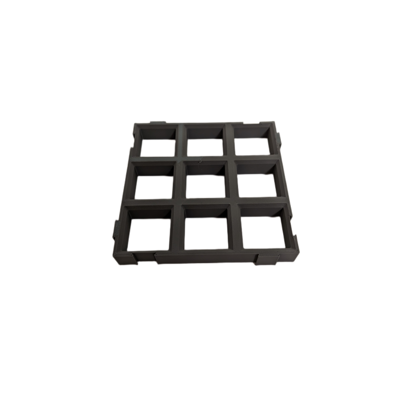 Ground Grid – 1 pc. (3×3 Base Module), dark grey