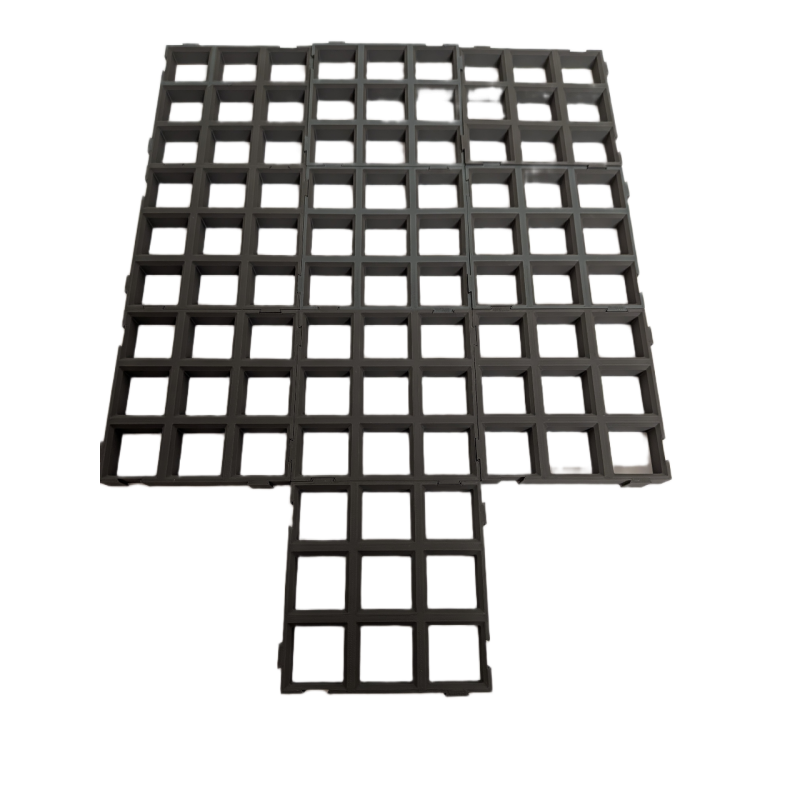 Ground Grid – 10 pc. (3×3 Base Module), mørk grey