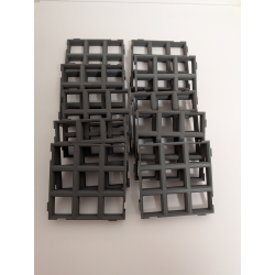 Ground Grid – 10 pc. (3×3 Base Module), mørk grey